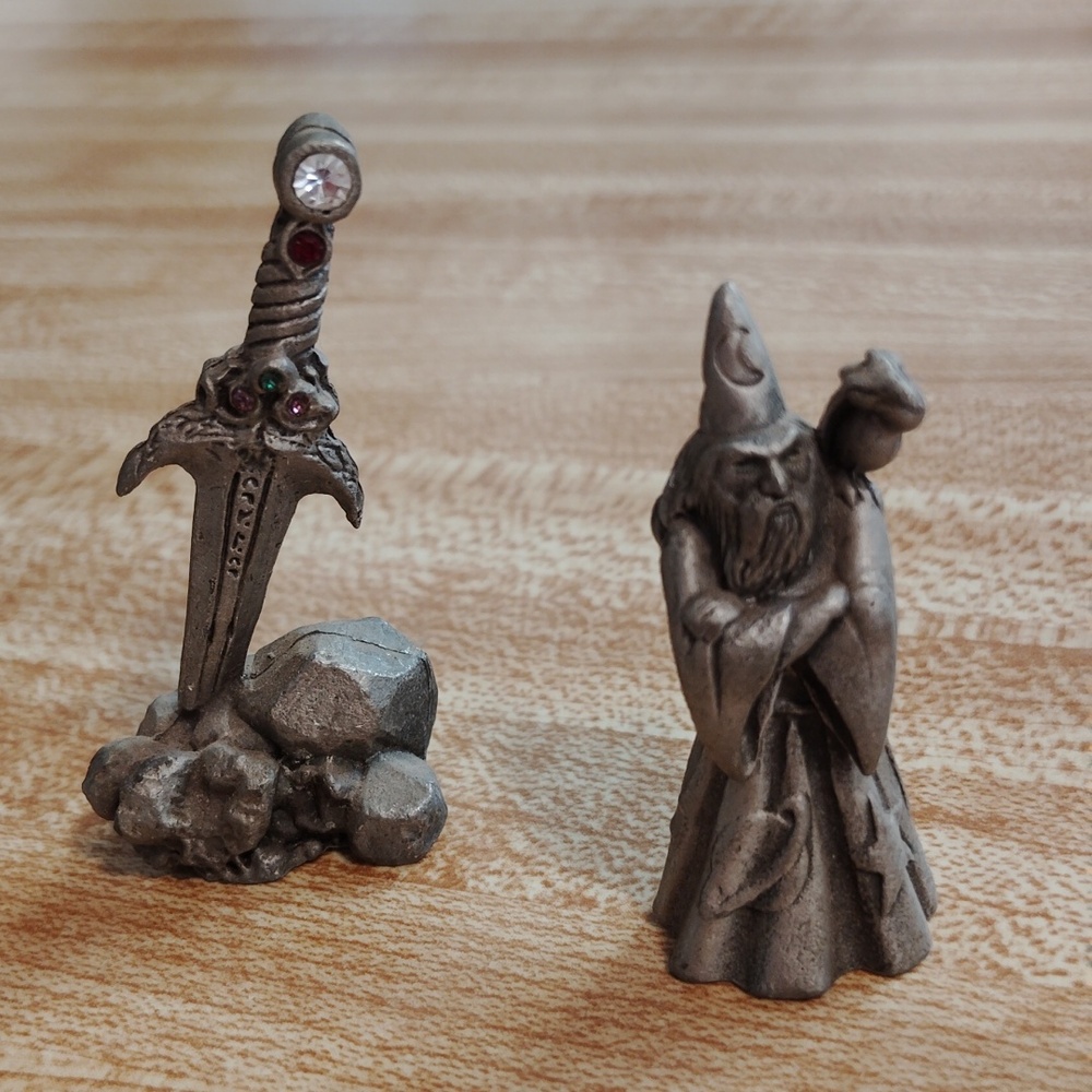 Fantasy Pewter Figurine Set - Picture 8 of 12